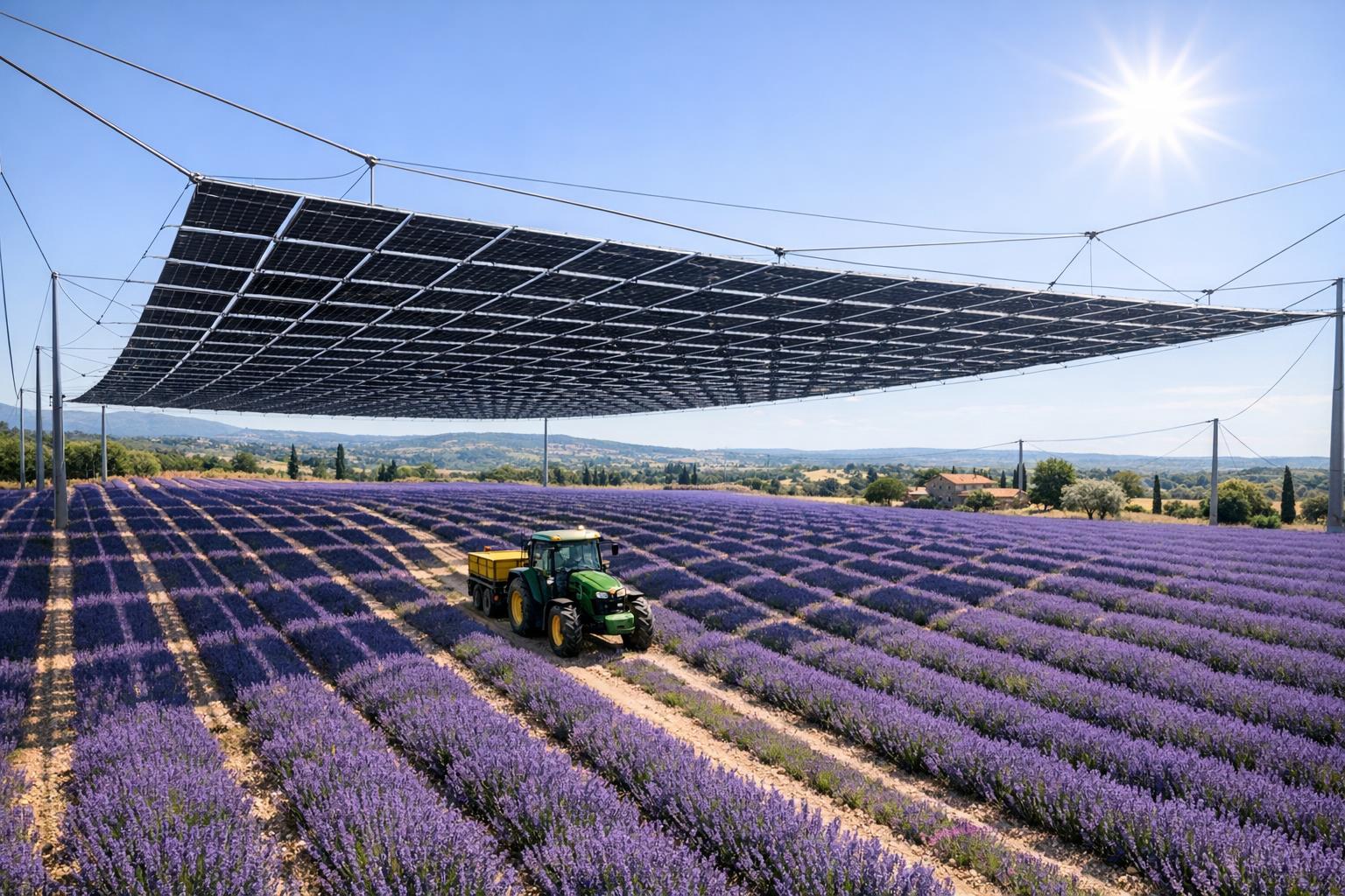 Schéma : Passage des engins sous les câbles
