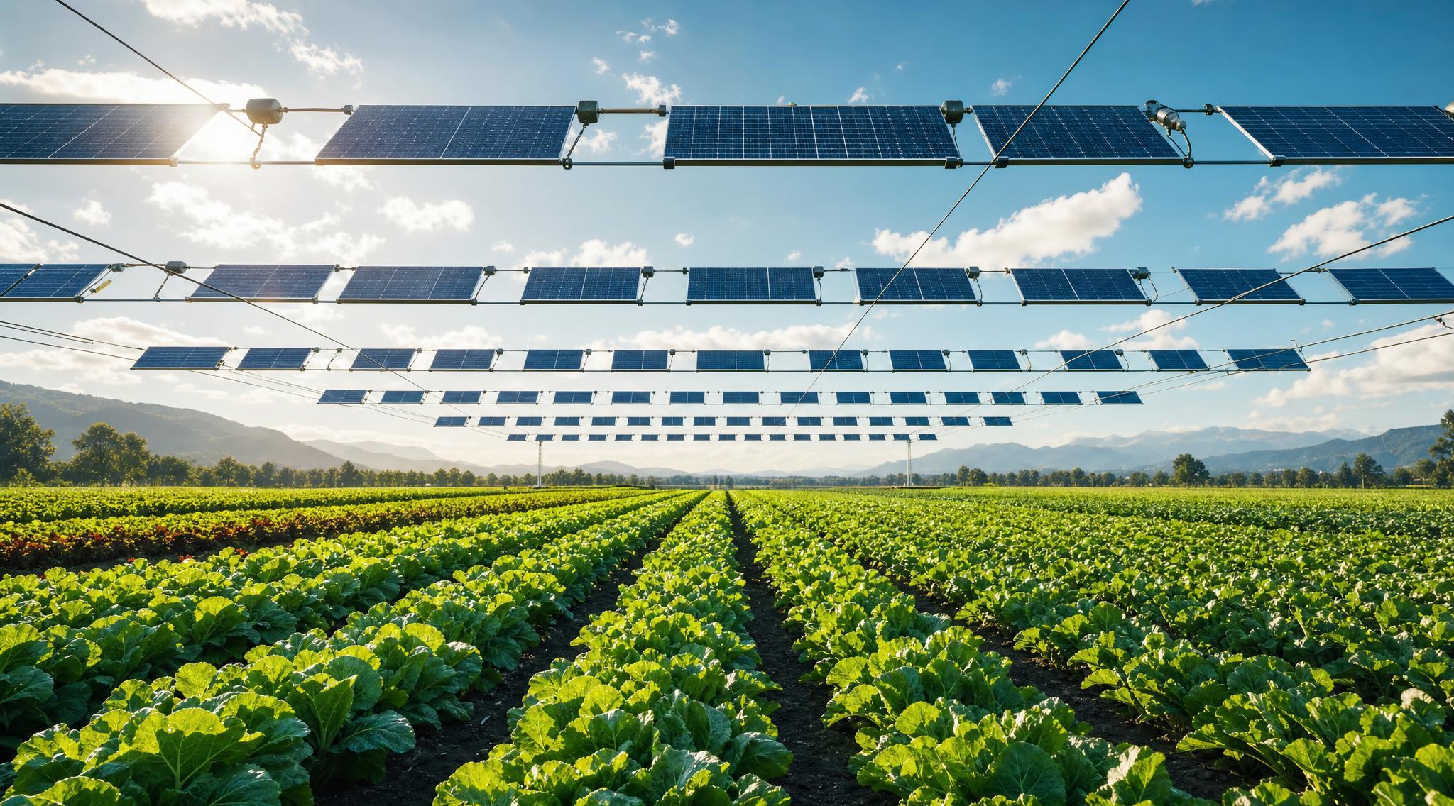 Maraîchage Agrivoltaïque
